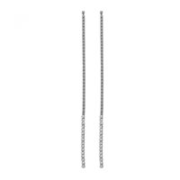 Orecchini Rosato Donna Cubica in Argento Zirconia RZO044 - RZO044